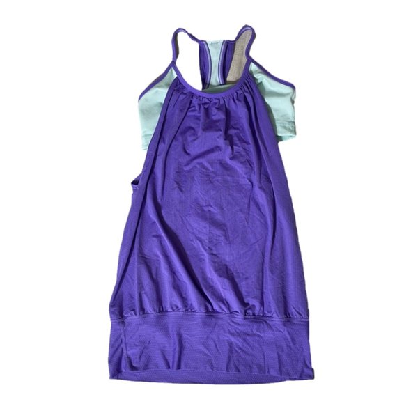 Lululemon No Limits Tank Power Purple / Aquamarine Share Size 4 - Picture 11 of 11